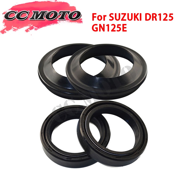 รถจักรยานยนต์โช้คอัพหน้าน้ํามันส้อมซีลฝุ่นสําหรับ SUZUKI DR125 GN125E DS185 TS185 GT250N GT250EN GT2