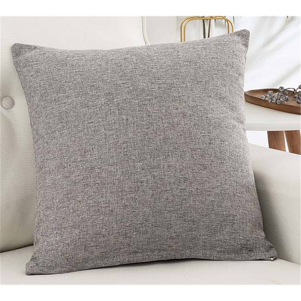 <โปรโมชั่น ลดราคา> ปลอกหมอน ขนาด 50x50 45x45 40x40 สีฟ้าปลอกหมอนโซฟา ผ้าลินิน แบบเรียบ สําหรับตกแต่งบ้าน