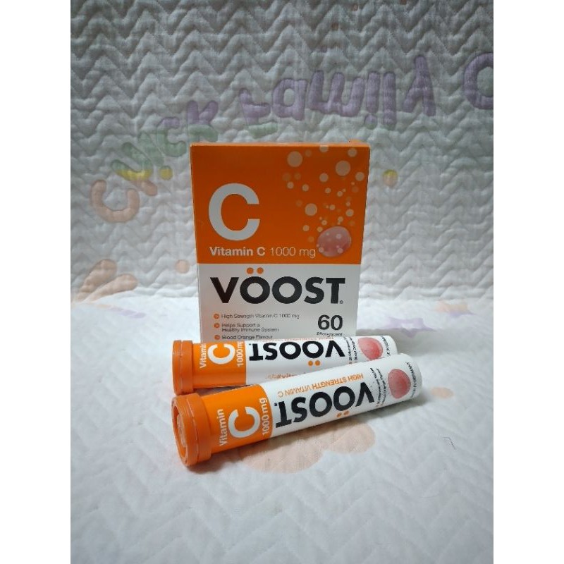 Voost วิตามินซีเม็ดฟู่ 1000 mg สินค้านำเข้าจากออสเตรเลียแท้ 100%