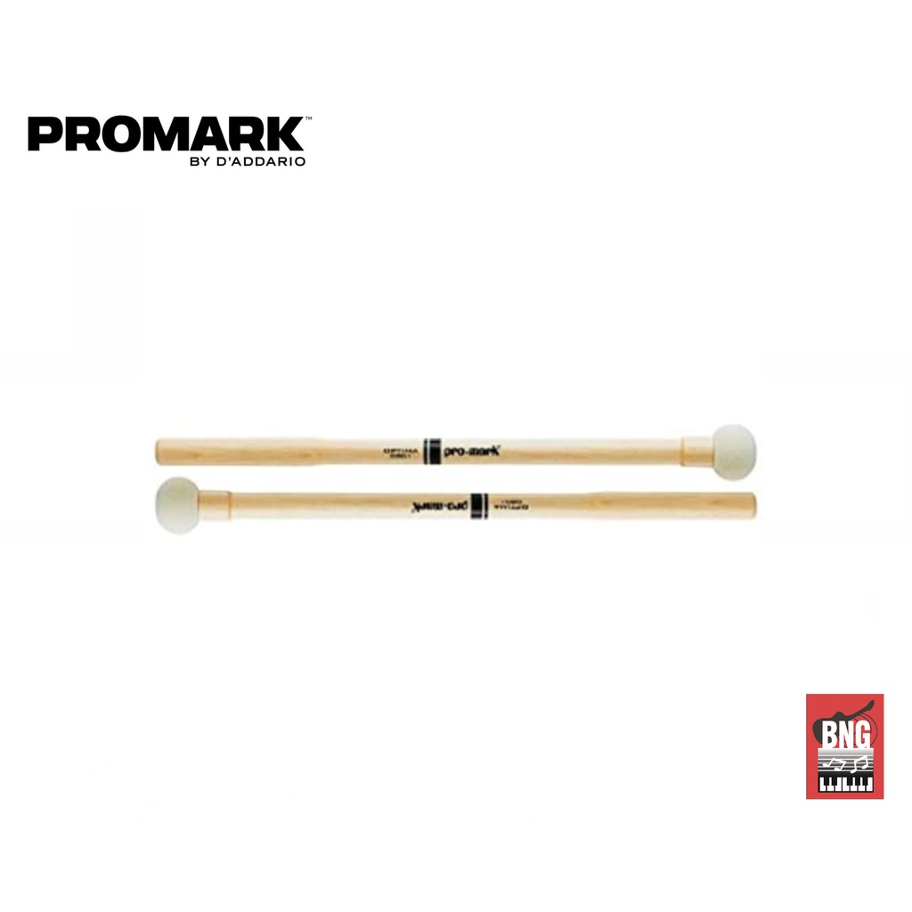 Promark OBD3 “Optima” Marching Mallet – Bass Drum 22″- 26″ ไม้ตีกลองใหญ่ 22-26 นิ้ว ด้ามทำจากไม้ฮิคค