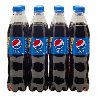 เป๊ปซี่ โคล่า ขนาด 640ml ยกแพ็ค 12ขวด เครื่องดื่มน้ำอัดลม PEPSI COLA