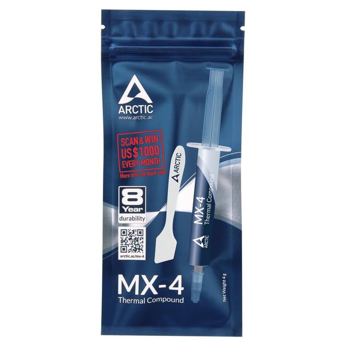 Thermal Paste Artic Cooling Mx 4Gr ประสิทธิภาพสูง