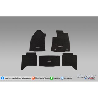 พรมปูพื้นรถยนต์ (เกียร์อัตโนมัติ) Floor Mat (AT) สำหรับรถ 4ประตู เป้นตะเข็บด้ายแดง หากใครเก่า เหม็น เละ แล้ว มีมีอะไหล่