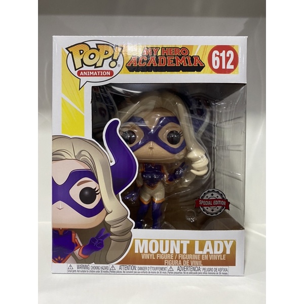 Funko Pop Mount Lady ขนาด 6 นิ้ว My Hero Academia Exclusive 612