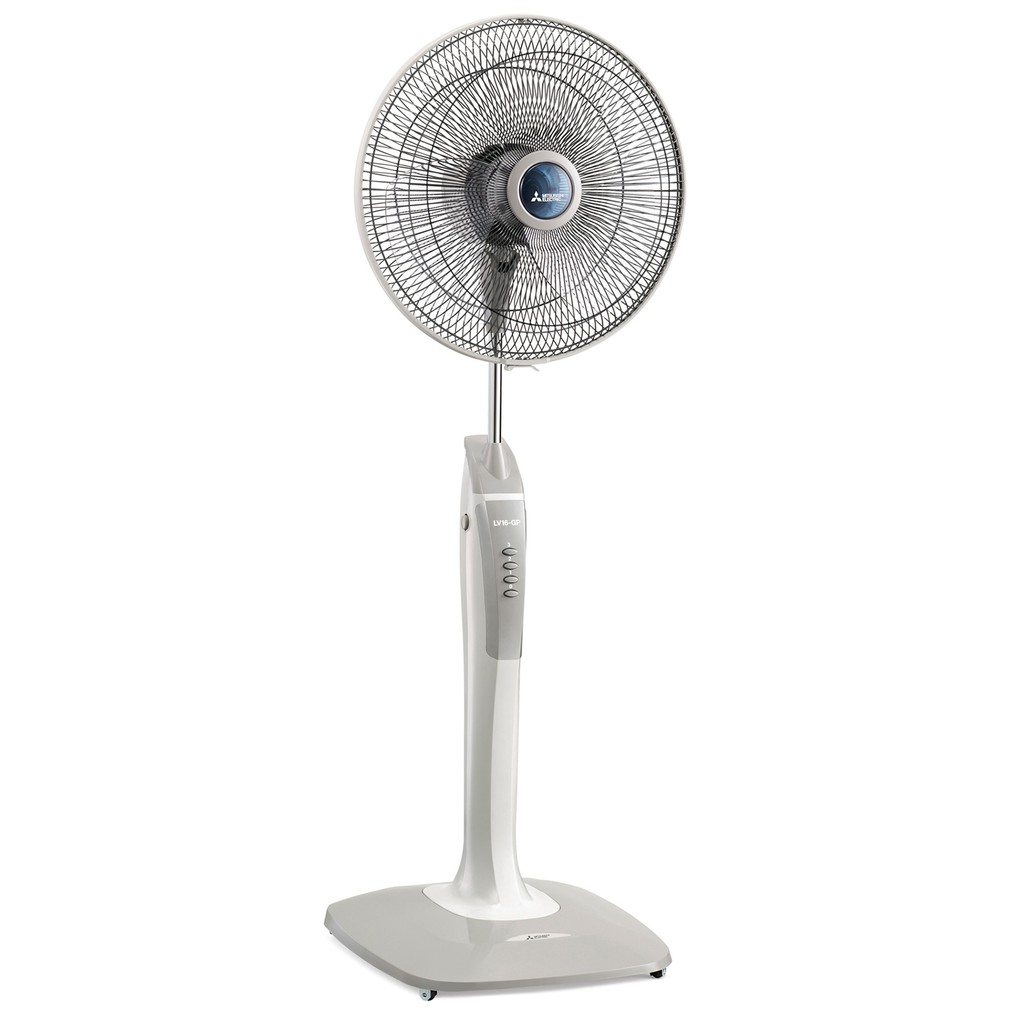 พัดลม Mitsubishi ตั้งพื้น 16 นิ้ว เลือกสีด้านใน รุ่น LV16-GW ของแท้ กล้ารับประกัน มอเตอร์ 5 ปี ประหย