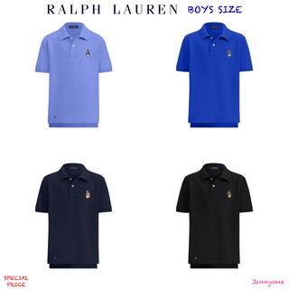 RALPH LAUREN BEAR COTTON MESH POLO SHIRT ( BOYS SIZE 8-20 YEARS )