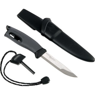 Light My Fire Swedish FireKnife Morakniv Fixed Blade Knife มีดเดินป่า 2 in 1 Made in Sweden ด้ามซ่อนที่จุดไฟ ของแท้ 100%