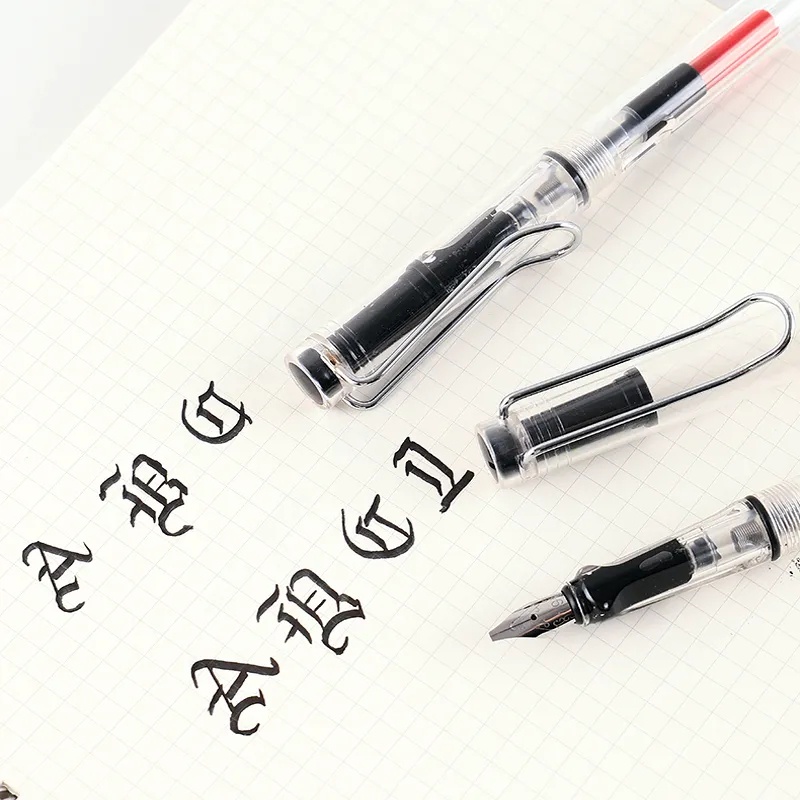 ปากกาเขียนตัวอักษร Duckbill Gothic ปากกาหมึกซึม สำหรับคัดลายมือ 1ชิ้น