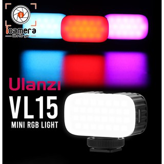 Ulanzi LED VL15 RGB 750 mAh ไฟ Mini LED Video Light ไฟวิดีโอ Live สด ถ่ายภาพ