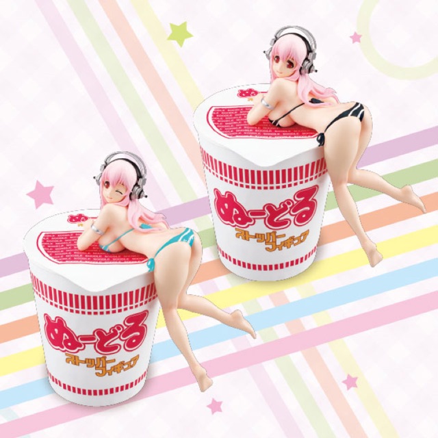 ฟิกเกอร์ (ที่ทับฝามาม่า) Super Sonico - Noodle Stopper Figure