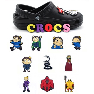 ใหม่ จี้การ์ตูนอนิเมชั่น King Rank Porgy Doodle Series Crocs Jibbitz คลาสสิก สําหรับตกแต่งรองเท้า Crocs รองเท้าแตะ รองเท้าหัวเข็มขัด PVC DIY