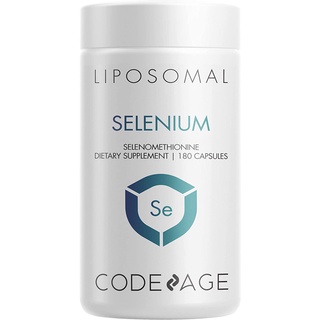 Codeage Liposomal Selenium 180 capsules ไลโปโซมอล ซีลีเนียม บำรุงอสุจิ เสริมระบบภูมิคุ้มกัน วิตามินไทรอยด์