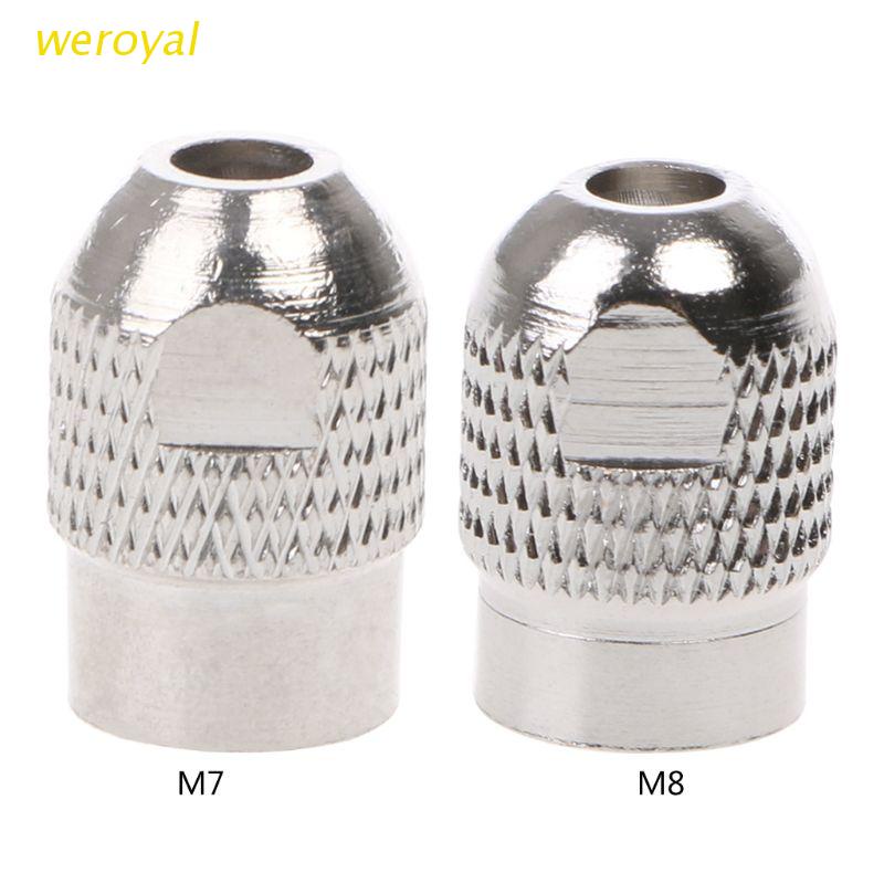 Weroyal ฝาครอบสกรูเพลา แบบยืดหยุ่น อุปกรณ์เสริม สําหรับเครื่องเจียรโรตารี่ไฟฟ้า M8x0.75 M7x0.75