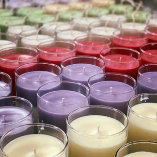 เทียนหอม Scented Candle soy wax  กลิ่นอโรม่า มี 6กลิ่น