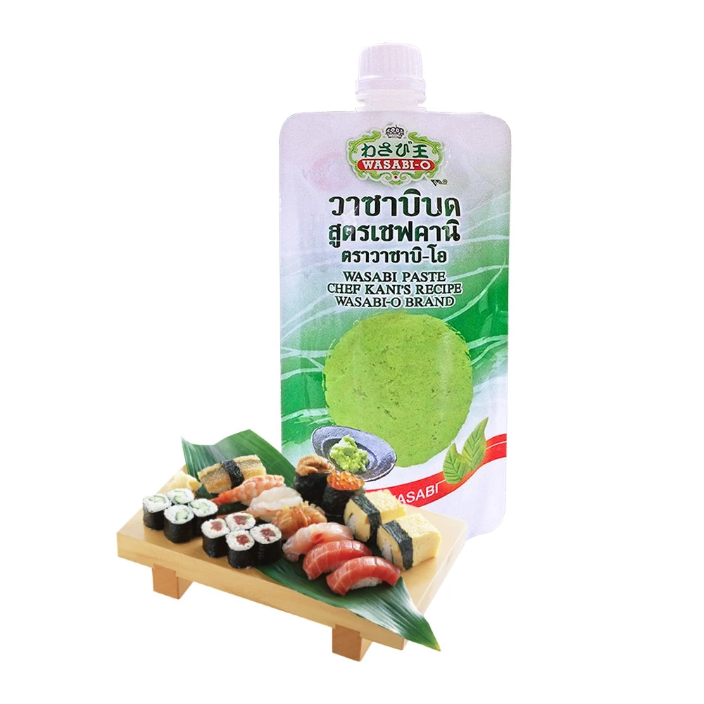 Wasabi Paste 150g Wasabi-O สูตรเชฟคานิ วาซาบิสดบด ตราวาซาบิ-โอ เหมาะสำหรับทาน keto diet ได้