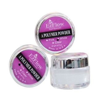 ผงอะคริลิค ผงต่อสำหรับแต่งเล็บ Ezflow 30g.