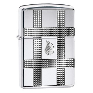 Zippo ไฟแช็กรุ่น 49079 Geometric Design ของแท้ รับประกันตลอดชีวิต นำเข้าและจำหน่ายโดยตัวแทนจำหน่าย