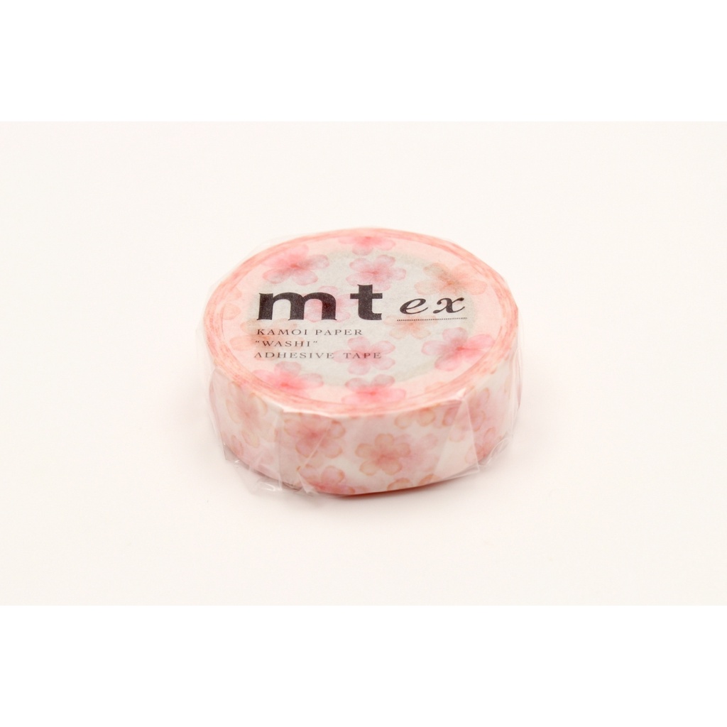 mt masking tape R sakura (MTEX1P85R) / เทปตกแต่งวาชิ รุ่น R ลาย sakura แบรนด์ mt masking tape ประเทศญี่ปุ่น
