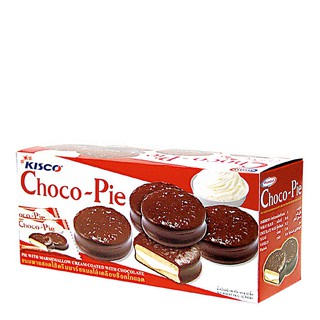 คิสโก้ พายช็อกโกแลต 24 กรัม (12 ชิ้น) Kisco Chocolate Pie 24 grams (12 pieces)