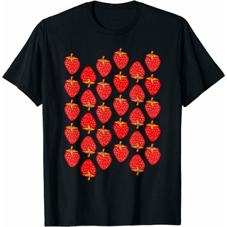 [S-5XL]เสื้อยืด พิมพ์ลายผลไม้ Unseix Strawberry ออกแบบดี เหมาะกับของขวัญ Diy