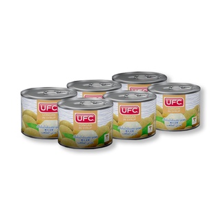 ยูเอฟซี ลำไยในน้ำเชื่อม 6 ออนซ์ x 6 กระป๋อง UFC Longan in Syrup 6 oz. x 6 Cans