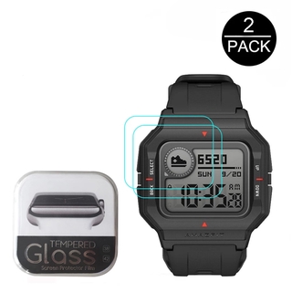 ฟิล์มกันรอยหน้าจอ 2 . 5 D 9 H Hd สําหรับ Huami Amazfit Neo Amazfit A2001 2 ชิ้น