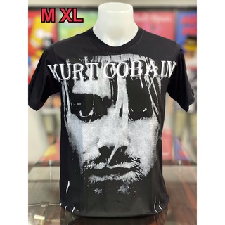 เสื้อวง Nirvan Kurt Cobian แขนสั้น ผ้าคอตตอน100 %