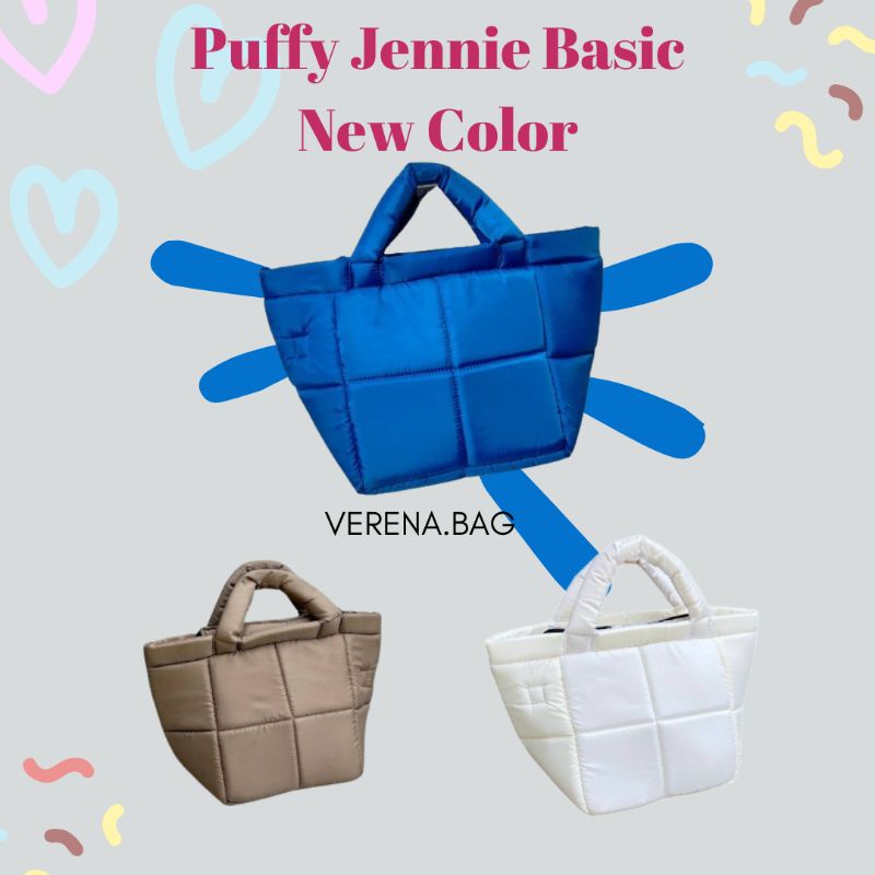 Verena.bag - Puffy Bag Jennie Basic สีใหม่ - กระเป๋าหมอนแฟชั่นผู้หญิงเกาหลี VB-010