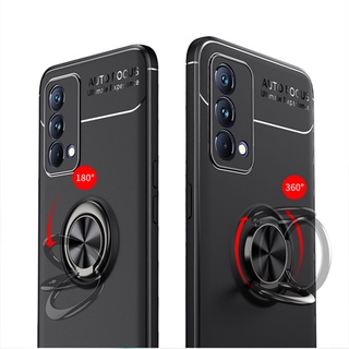 2021 New เคส Realme GT Master Edition GT 5G Phone Case Invisible Magnetic Finger Ring Stand Protective Phone Cover for Realme GT Master Edition เคสโทรศัพท