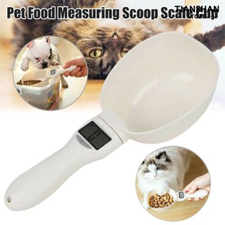 ของเล่น① 250ml Electronic Pet Dog Food Water Measuring Spoon Feeding Scoop