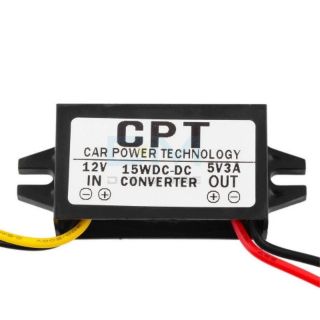 DC-DC 12V to 5V 3A 15W ขั้นตอนลง Power