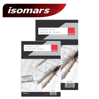 ISOMARS กระดาษลอกลาย (TRACING PAPER PAD)