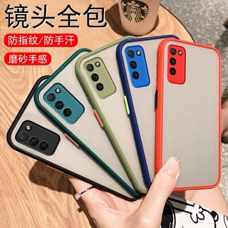 Case Samsung A03S  เคสกันกระแทก ปุ่มสีผิวด้าน กันลอยกล้อง ขอบนิ่มหลังขุ่น เคสซัมซุง [ ส่งจากไทย ]