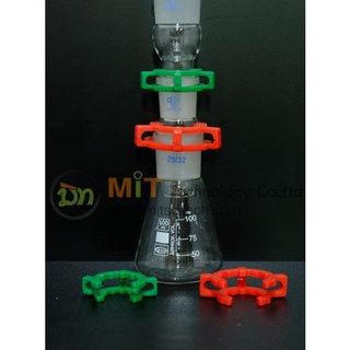 Plastic PP Joint Clips  ที่ล็อคข้อต่อ Yellow 14/23, Green 24/29, Red 29/32  (GLASSCO)