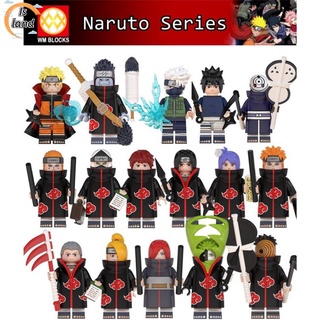 Is ของเล่นตัวต่อเลโก้ การ์ตูนนารูโตะ Akatsuki Sasuke Itachi Madara Obito WM6105 6106