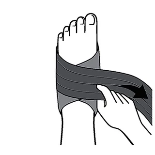 ล็อตใหม่!! Futuro Wrap Around Ankle Support อุปกรณ์พยุงข้อเท้า ชนิดเพิ่มความกระชับ (ไซส์ M และ L) (1 ชิ้น)
