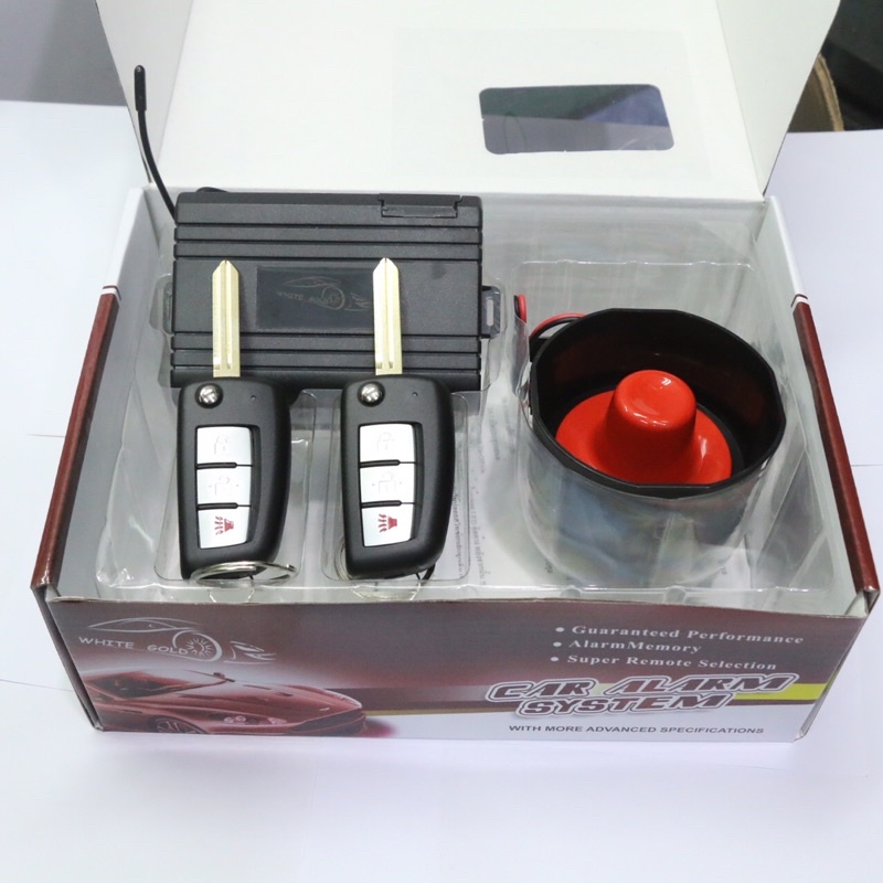 ชุดรีโมทกันขโมยแบบพับดอกกุญแจตรงรุ่นรถ Nissan mach,Amera,Navara,Cefiro,Frontier