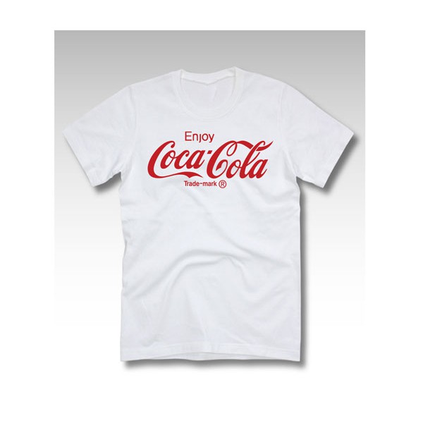 เสื้อยืด คุณภาพพรีเมียม แฟชั่น สตรีท น้ำอัดลม วินเทจ COKE001