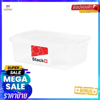 กล่องเก็บของ ฝาล็อค STACKO 6657 6 ลิตร สีใสSTORAGE BOX STACKO 6657 6L CLEAR