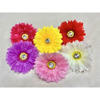 [พร้อมส่งทันที] ดอกเยอบิร่า (Gerbera) ,,กิ๊ฟดอกไม้ กิ๊ฟติดผม ทองกวาว ชุดย้อนยุค