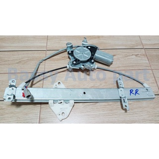 รางกระจกพร้อมมอเตอร์ (ด้านหลัง) HONDA JAZZ GD ปี2004-2007
