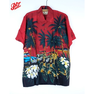 เสื้อฮาวาย Karmakula California Red  Hawaii Shirt