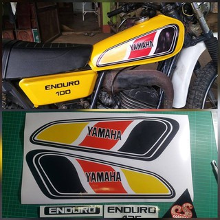 sticker for yamaha dt100 3สี