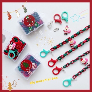 【❤adkin❤】Fashion Christmas series ใหม่การ์ตูนซานตาคลอสอะคริลิค DIY วัสดุทำมือ box