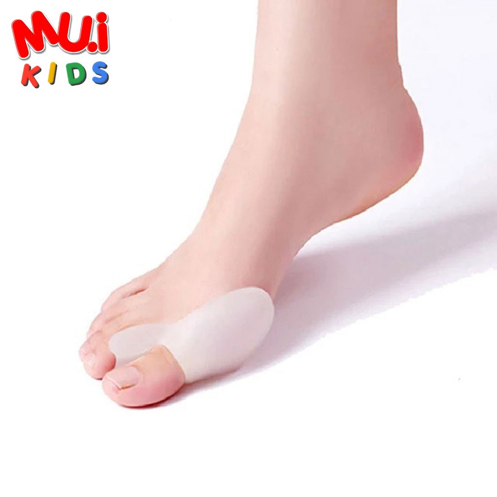 ซิลิโคนเจลคั่นนิ้วโป้ง ซิลิโคนถนอมนิ้วเท้า ซิลิโคนปลอกนิ้วเท้า แบบใส่ 1นิ้ว / 2นิ้ว By Muikid