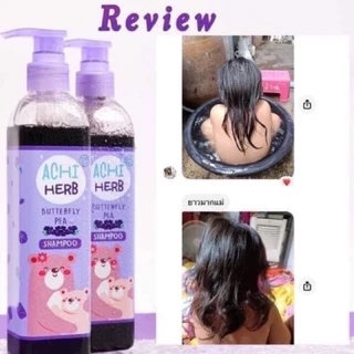 Achi Herb ออแกนิค แชมพูเร่งผมยาวสำหรับเด็ก และผู้ใหญ่ ผมยาวไวx3 ใช้ได้ตั้งแต่แรกเกิด