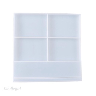 แม่พิมพ์ซิลิโคนเรซิ่นทรงสี่เหลี่ยมสําหรับทํางานหัตถกรรม Diy