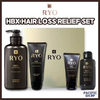 [Ryo] Hbx แชมพู หนังศีรษะ และผมร่วง ขนาด 500 มล. 200 มล.