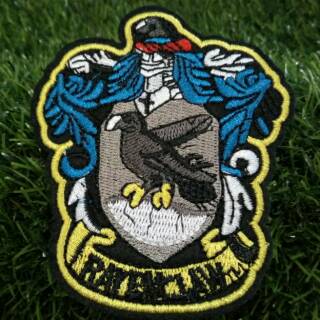 ป้ายแพทช์ ปักลาย RAVENCLAW HARRY POTTER Iron On Hogwarts อุปกรณ์เสริมสําหรับโรงเรียน