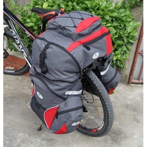 กระเป๋าจักรยาน กระเป๋าทัวร์ริ่ง size ใหญ่มากๆ ถอดแยกได้ 3 ใบ กระเป๋าติดจักรยัน